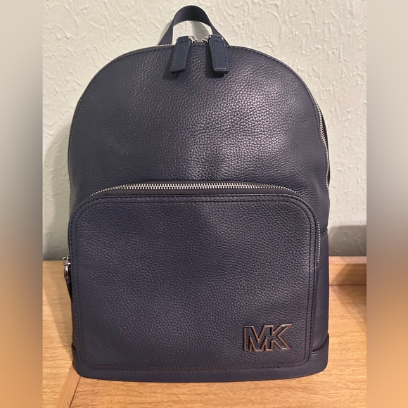 Michael Kors Cooper Commuter Backpack Navy Blue - Picture 3 of 7
